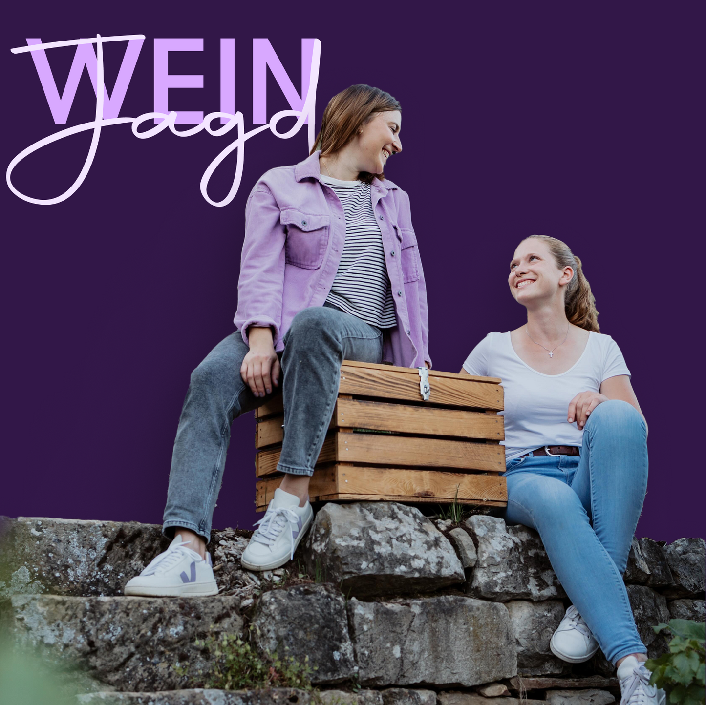 Weinjagd Cover – Lisa Riecker mit Freundin