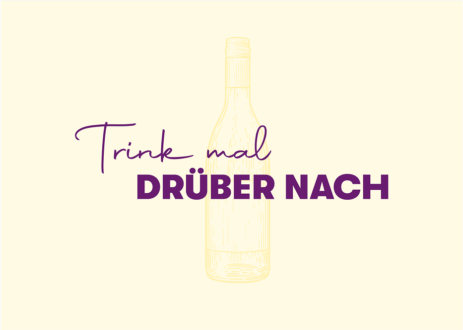 Spruch: Trink mal drüber nach
