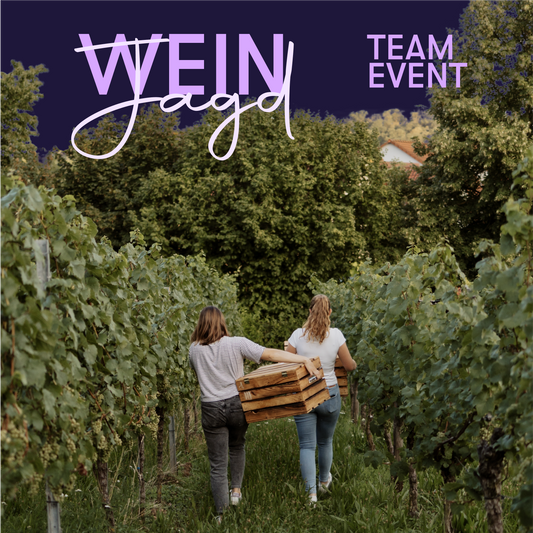Weinjagd Cover: Lisa Riecker mit Freundin in den Weinbergen 