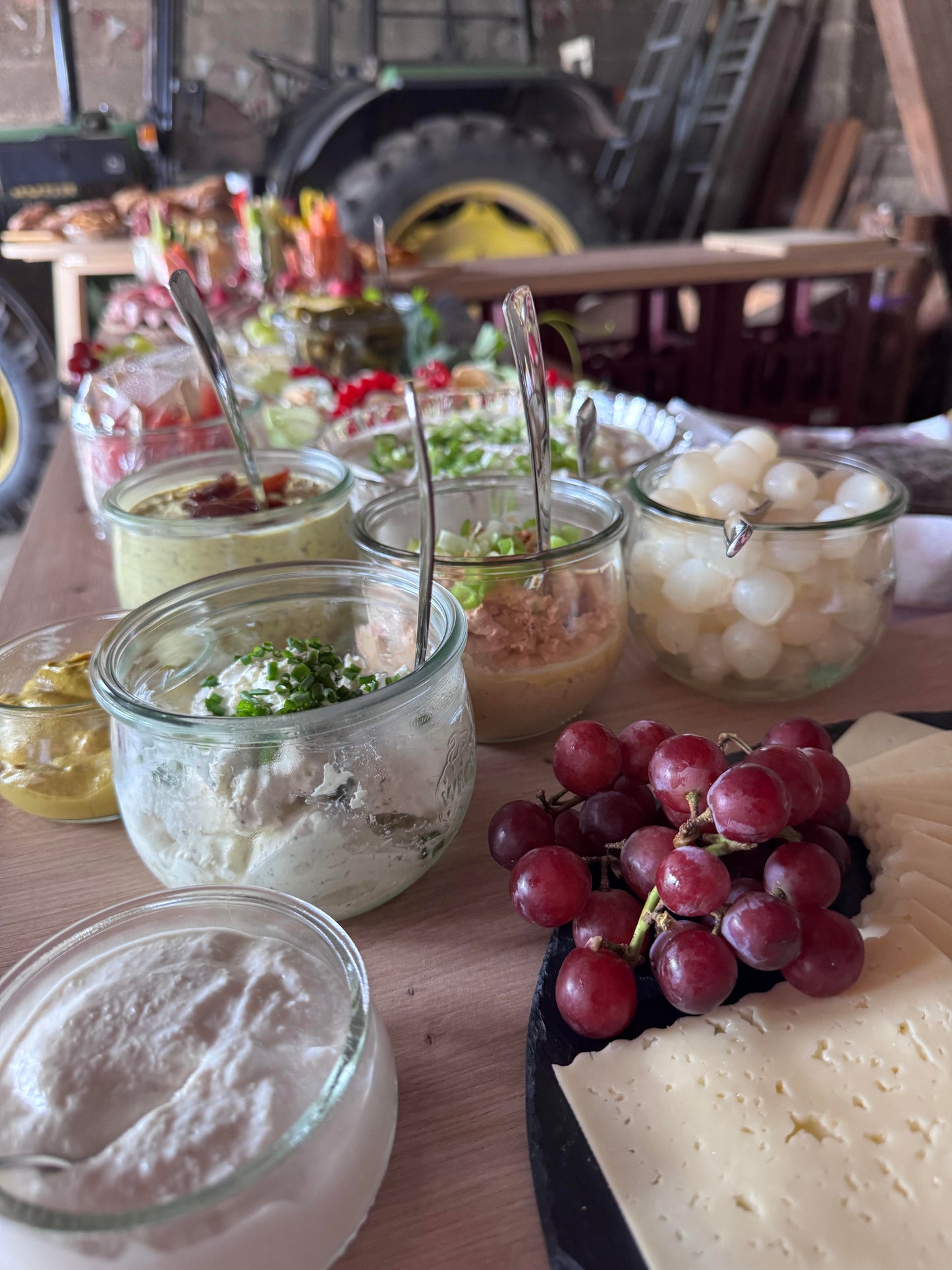 Frühstück im Bauernhaus